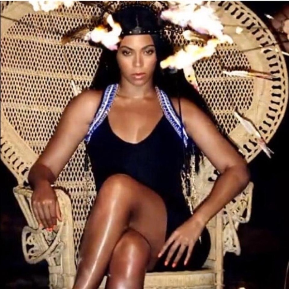 Beyoncé for H&M Black Beaded Mini Dress